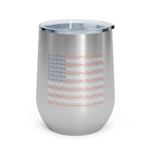 Load image into Gallery viewer, Twin Mama US Flag 12oz Insulated Wine Tumbler