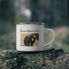 Load image into Gallery viewer, Twin Mama Bear Enamel Camping Mug