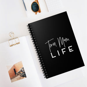 Twin Mom Life Spiral Notebook