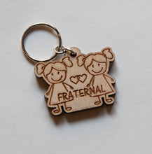 Load image into Gallery viewer, My Twins Are... Keychain