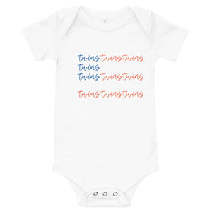 Twin Flag Baby short sleeve one piece