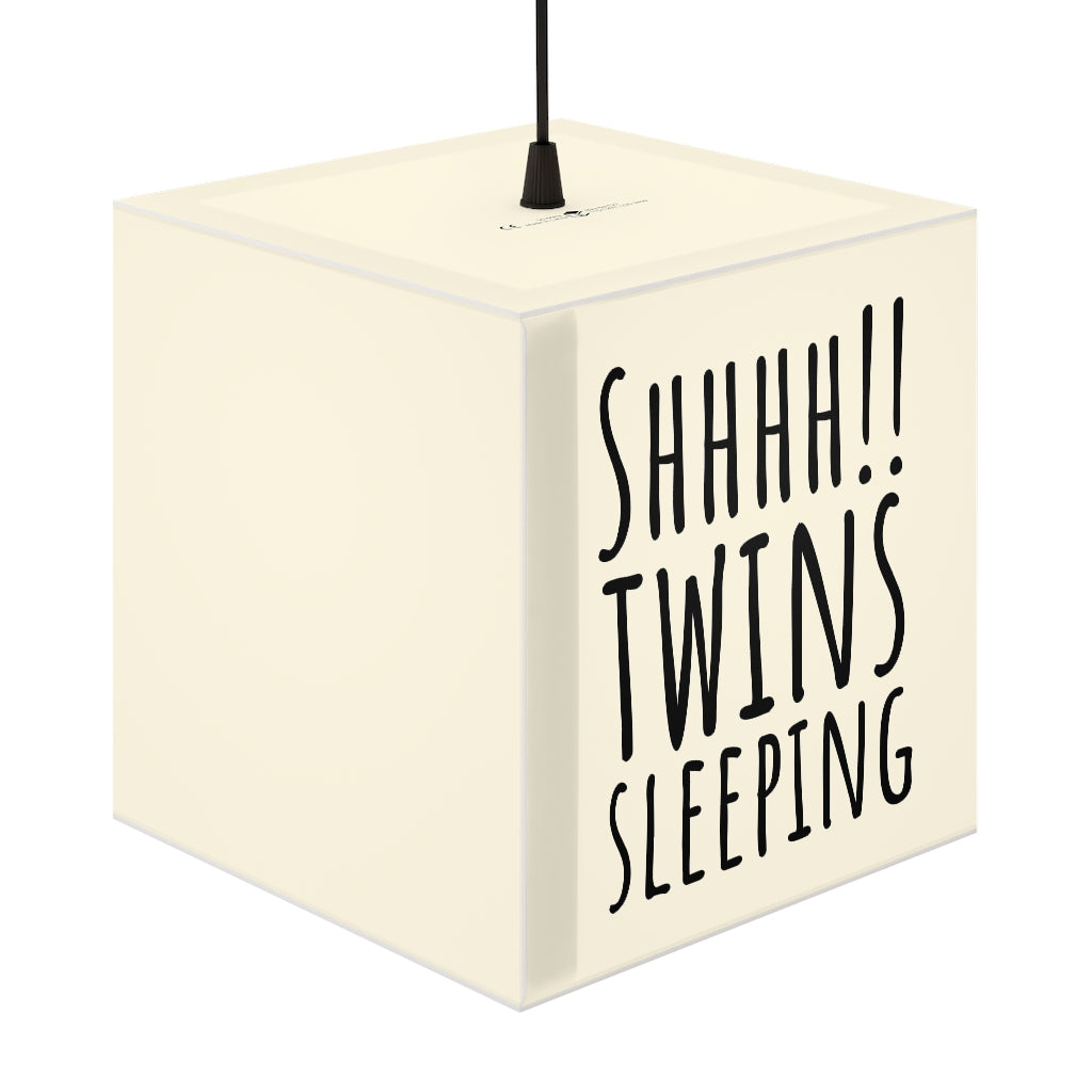 Shhhh! Twins Sleeping Lamp