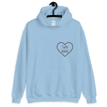 Load image into Gallery viewer, Twin Mama Heart Hoodie