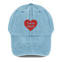 Load image into Gallery viewer, Twin Mom Red Heart Vintage Hat