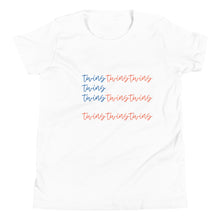 Load image into Gallery viewer, Twins Flag Youth Short Sleeve Unisex T-Shirt